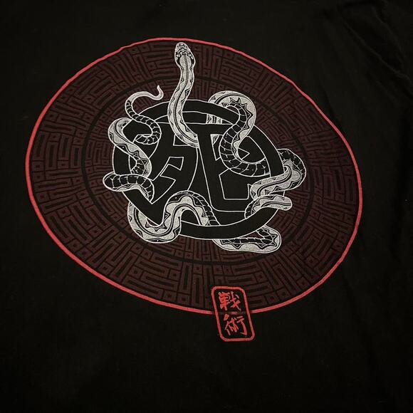 Black iron maiden samurai graphic tee - Picture 5 of 6